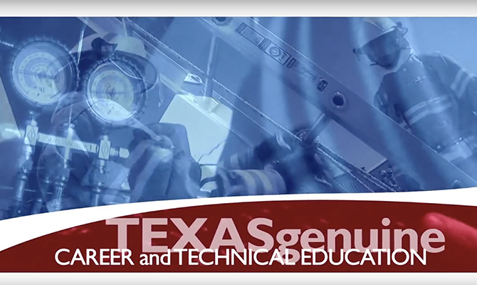 Screenshot from video with various professions represented: firefighter, engineer